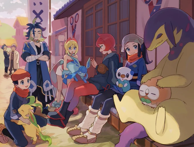 ポケモンファンアート集合絵#ポケモンsv #アニポケ 