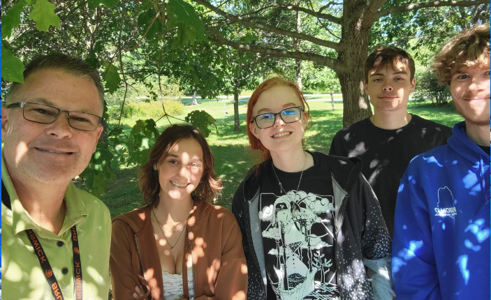 SuptPotenziano's tweet photo. 🌿 Embracing the beauty of outdoor learning! Mr. Hanson &amp; our pre-calculus students enjoy the fresh air &amp; the natural classroom setting. There's no better way to explore math concepts than under the open sky. 📚🍃 #OutdoorClassroom #MathInTheWild #teambrunswickme https://t.co/2X01BNO2as