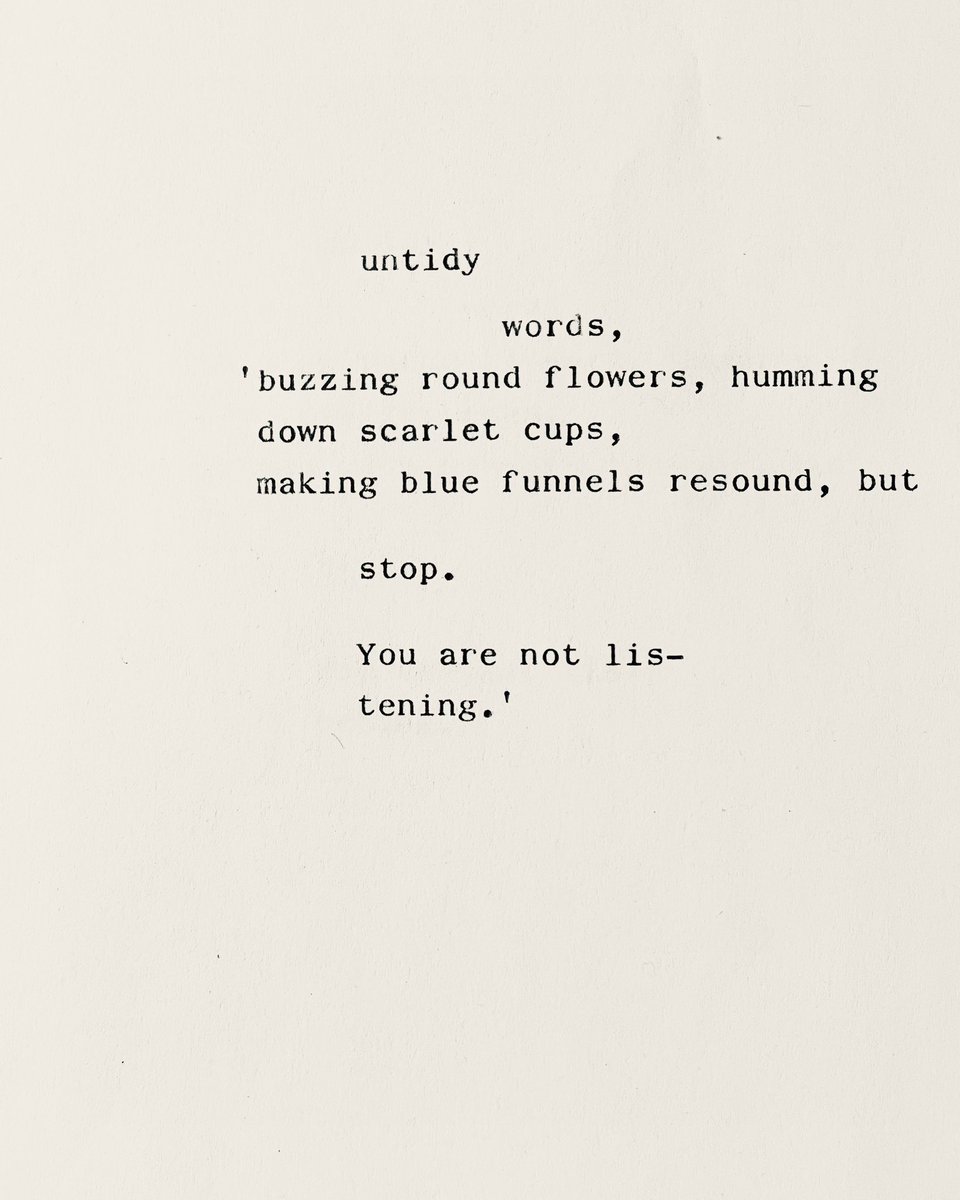 Listening through the waves
(56-57)
Typewriter and Tipp-Ex on proofing paper 

#listenthroughthewaves #virginiawoolf #thewaves #typewriter