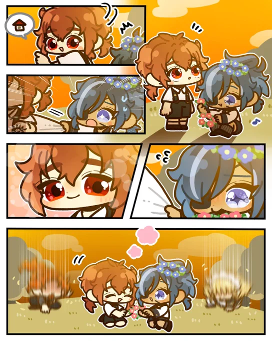もう少し遊びたい🔥❄️ #ディルガイ 