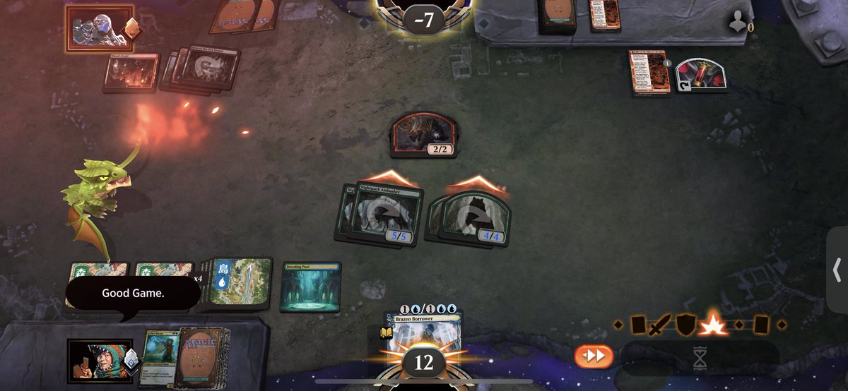 LeroyHayabusa's tweet photo. Taking out Azorius, Izzet, Rakdos, and RDW tonight! The ol’ deck still feels pretty good. #Explorer #MtGArena #mtg #mtga #magicthegathering #Magic #SimicFlash https://t.co/sb5QeopQrv