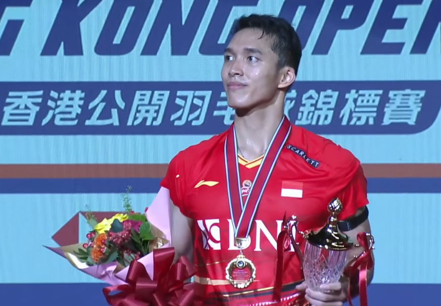 BadmintonTalk's tweet photo. #HongKongOpen2023 - Men's Singles

🥇Jonatan Christie (INA)
🥈Kenta Nishimoto (JPN)

Congratulations to both players!