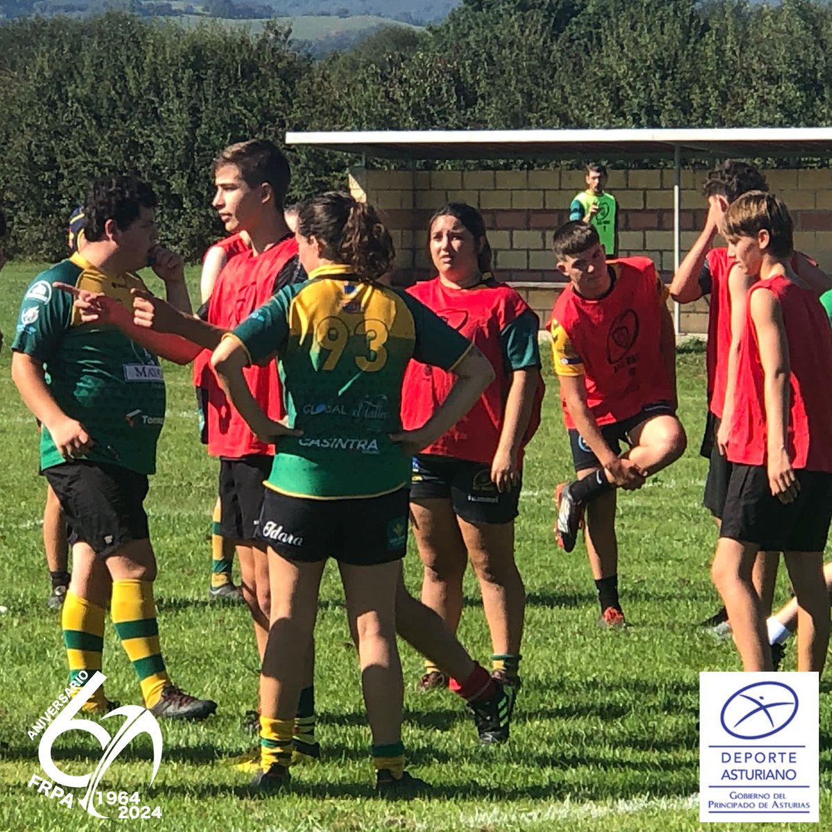 🔵🟡📸(1)TORNEO DE RUGBY INCLUSIVO FRPA.
🏉Avanzando en el desarrollo de jugadoras y jugadores para fomentar el crecimiento del rugby Inclusivo en el Principado de Asturias.
‼️Enhorabuena a todos los participantes‼️ #RugbyAsturias #dxtasturiano <a href="/dxtasturiano/">adnasturies</a> <a href="/GobAsturias/">Principado de Asturias</a>