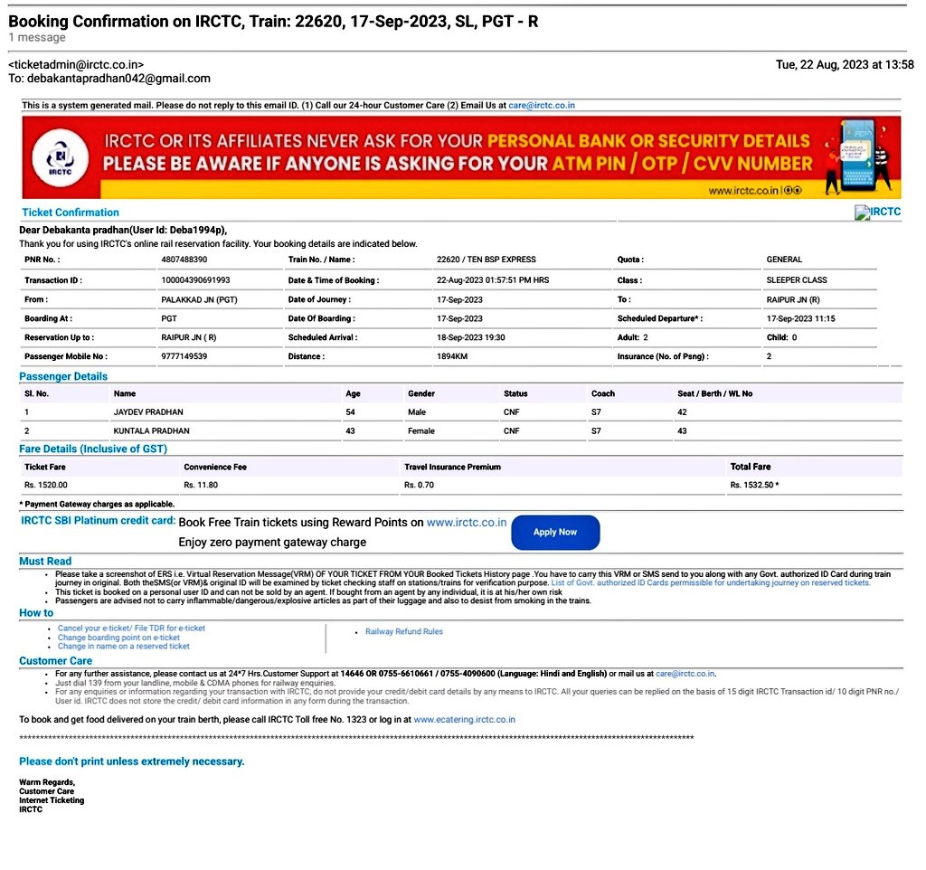 WeHateCorrupt's tweet photo. PNR No 4807488390
Train No 22620
TTI forcing the passengers to sit elsewhere  who got confirmed ticket. Dear @AshwiniVaishnaw sir why this type of incident is happening in trains? Please check and keep us posted @RailMinIndia @IRCTCofficial @RailwaySeva @RPF_INDIA https://t.co/hdpwMyf8wE