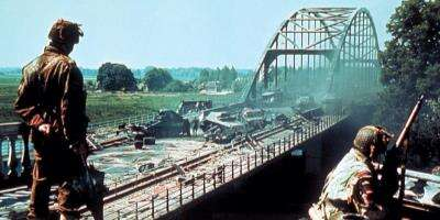 Vanguard_WW2's tweet photo. The Wilhelmina bridge at Deventer, Holland, where scenes for the Arnhem bridge were shot for the 1977 film 'A Bridge Too Far.' https://t.co/JEPKHsLoIs