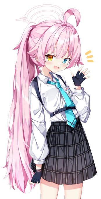 ホシノのポニーテールは可愛い
 #ブルアカ 