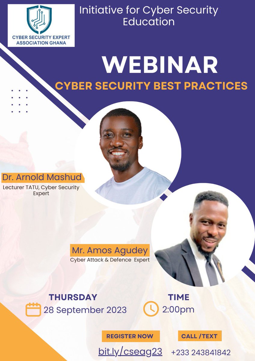 In today's digital landscape, staying secure online is non-negotiable. Discover the best practices to protect your digital assets and privacy.

Secure your spot now at bit.ly/cseag23 and fortify your digital defences! #cseag #CyberSeAwareness #cybersecure @CitiTVGH