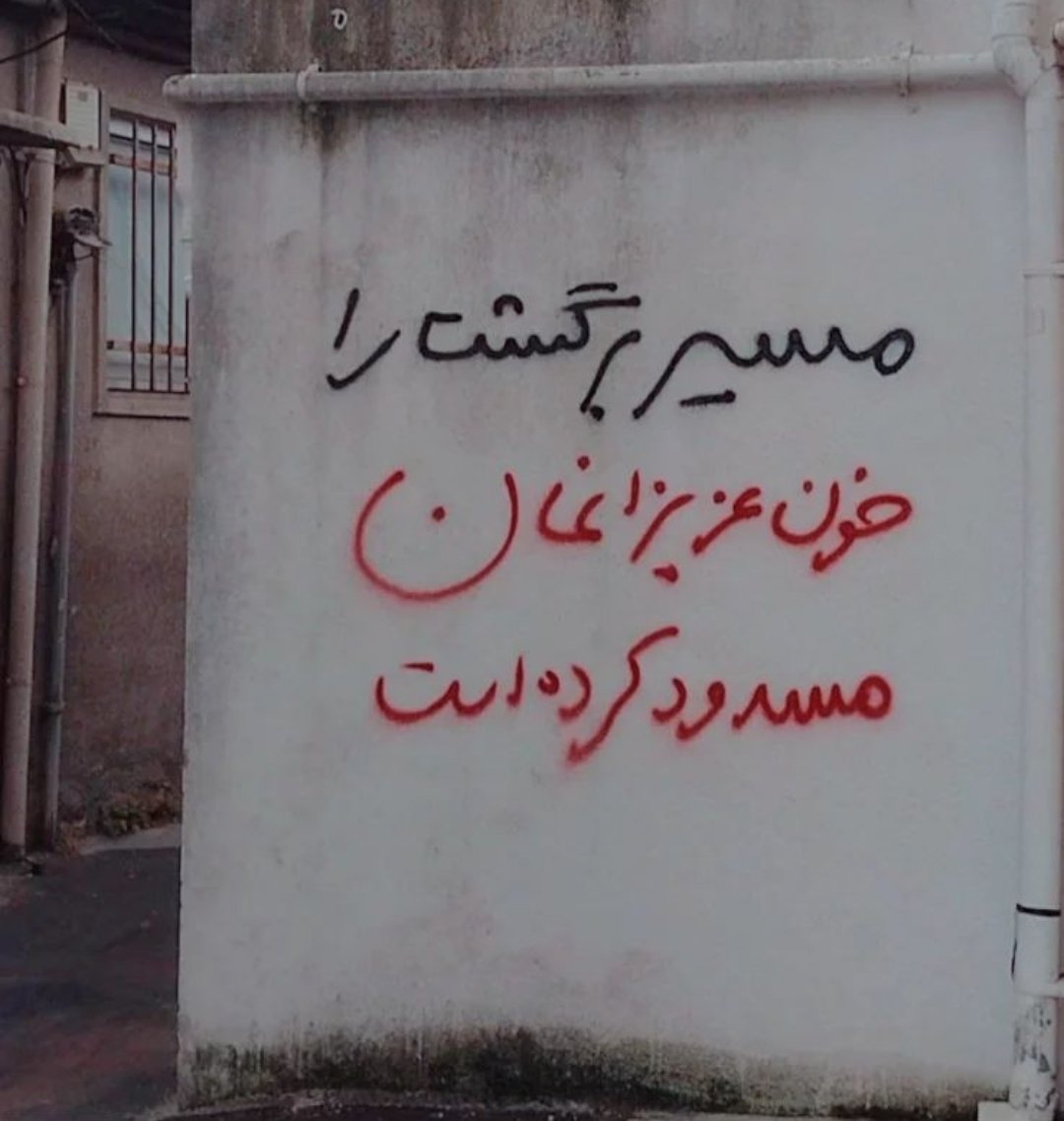 مسیر برگشت را خون عزیزامون مسدود کرده است ...
ما هرگز  به عقب برنمیگردیم .!!!
 
خیابان ها را ترک نمی‌کنیم تا روز آزادی👊✊🕊️ 

#مهسا_امینی