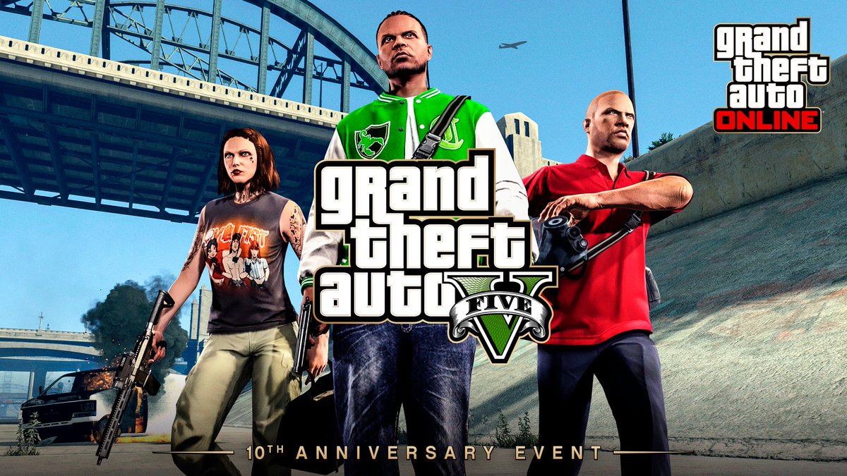 android_arabic's tweet photo. في مثل هذا اليوم قبل 10 سنوات تم إطلاق لعبة #GTAV العريقة ، هل ستعلن #روكستار عن شيء هذه الليلة ام سيستمر الحلب ؟
@RockstarGames https://t.co/9eKGiekWlg