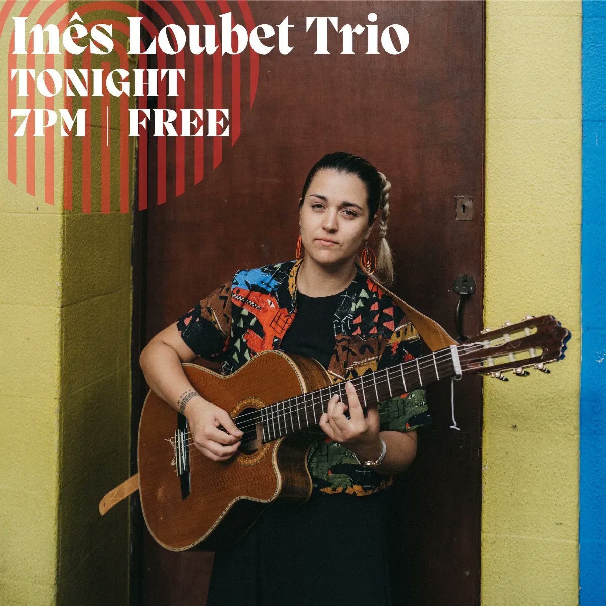 TONIGHT! Don't miss the Inês Loubet Trio - music in the bar from 7pm and free 🎶 🎸 'Loubet's projects have been praised by the likes of Gilles Peterson and The Line of Best Fit, as well as earned her several international tours and radio appearances at Jazz Fm and BBC Radio 3.'