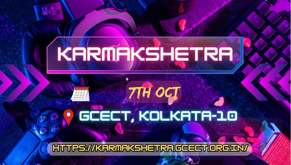 GDSCAliah's tweet photo. Central Kolkata's First Ever Offline Hackathon, Karmakshetra '23, Hosted at Govt. College Of Engineering &amp; Ceramic Technology 
Compete for the best let the best karma win
Register at https://t.co/GBmb4b02CC
Check out our website https://t.co/vk40IN209R
@KarmatekGCECT @gcect_tech https://t.co/JnuLrn3RyF