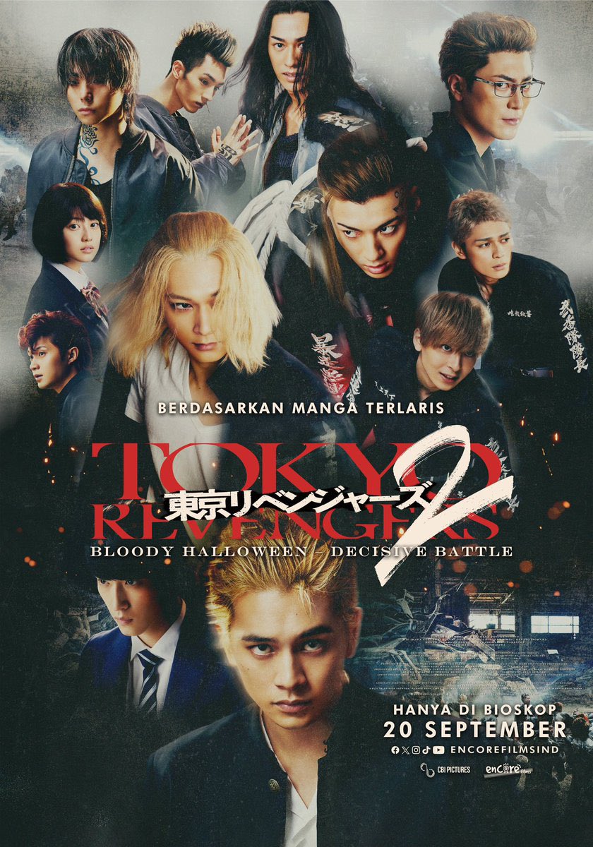 CGV_ID's tweet image. Ganteng-ganteng tawuran… tapi pas tawuran tetep ganteng juga… 

Apakah yang selanjutnya terjadi pada Takemichi? 
Saksikan adaptasi manga terlaris 

&amp;lt;Tokyo Revengers 2: Bloody Halloween - Decisive Battle&amp;gt;

Tayang di CGV mulai 20 September

#SemuaSerudiCGV