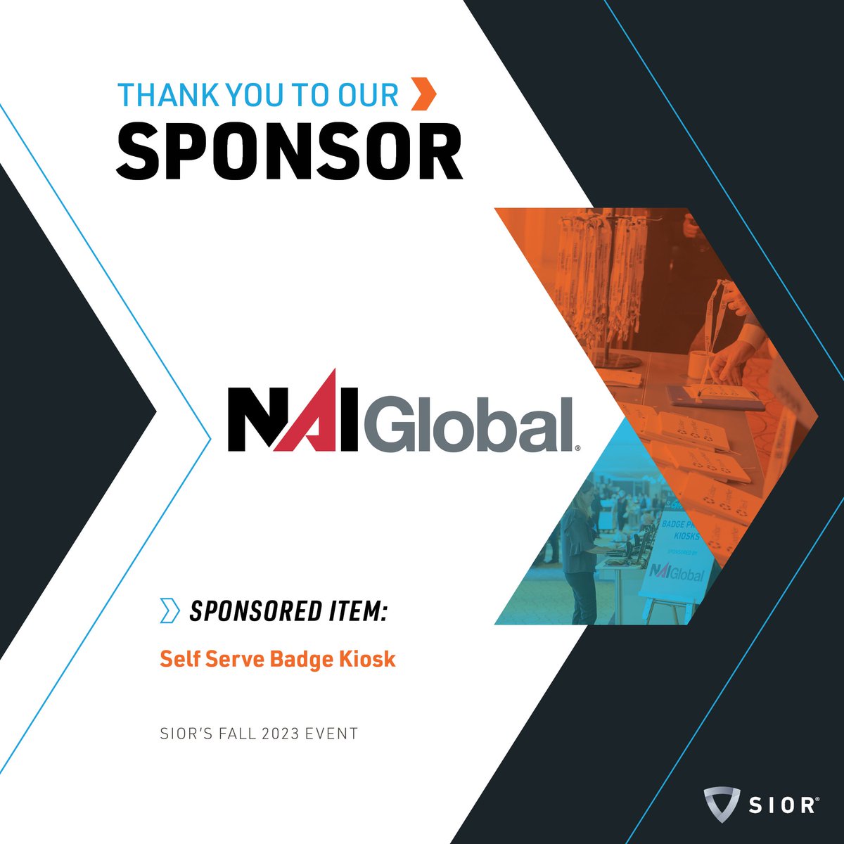 SIORglobal's tweet photo. Our partners and sponsors play an indispensable role in SIOR's success. In that vein, thank you to our 2023 Corporate Brokerage Partner, @NAIGlobal, for their support of SIOR's Fall 2023 Event in Chicago! 

#SIOR #CRE #sponsors #SIORFallEvent23 #CREEvent https://t.co/U8Pu7Guspd