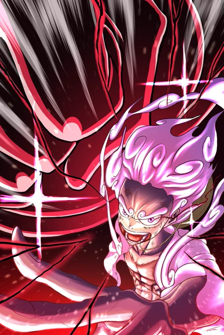 友達が腹いっぱいメシを食える世界 #ONEPIECE #ギア5 