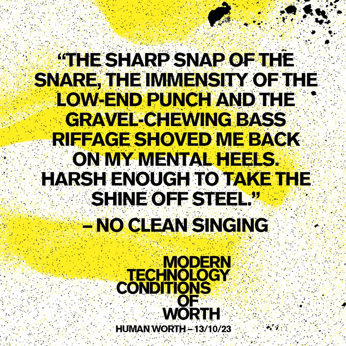 Awesome to see @moderntechnologyband featured on @no_singing today and for the continued outpouring for their new single ‘Dead Air’ 🙌🖤🔥 nocleansinging.com/2023/09/16/see…

Also go give @RIFFUndaground’s stunning video a blast – Good Sunday cobweb blower 💪💥 youtu.be/T-hW93e4IAY?si…