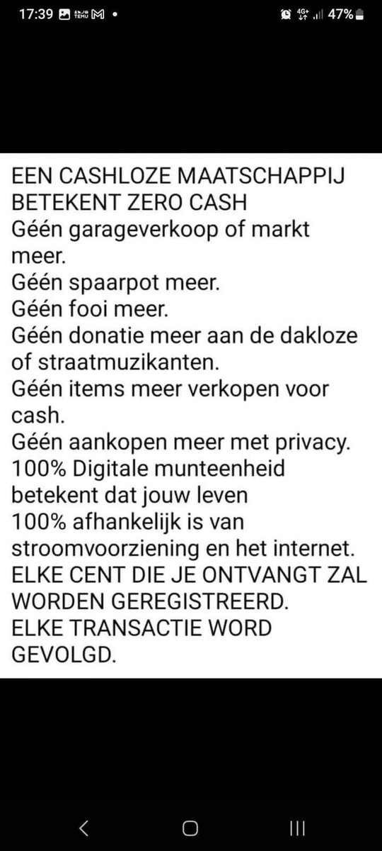 Is DIT wat we willen? Nou IK niet..