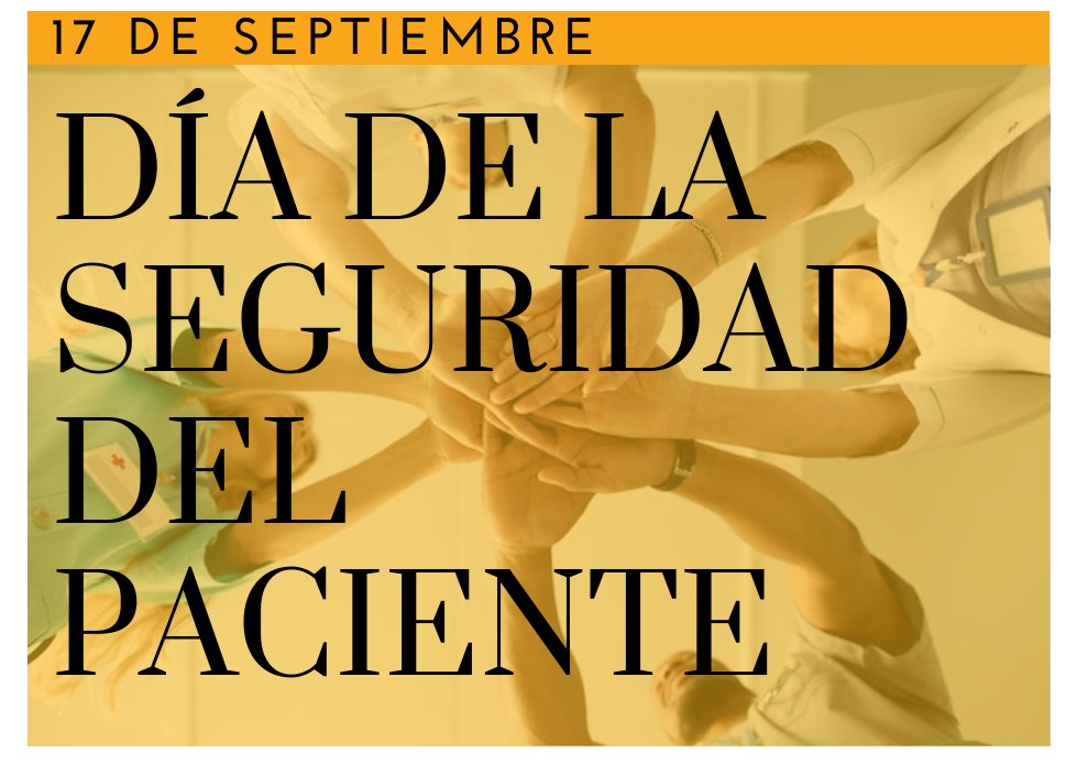 Observatorio Argentino de Seguridad del Paciente (@oasp_ok) on Twitter photo 🌟 En el Día Mundial de la Seguridad del Paciente 🏥 nos preguntamos cómo se encuentra la seguridad del paciente en las instituciones de salud en nuestro país 🤔
📋 En las Jornadas Nacionales del Foro lanzaremos una encuesta 📊 para conocer mejor esta realidad ¡Sumate!
<a href="/ForoCS/">Foro Colaborativo en Calidad y Seguridad en Salud</a> 🌟 En el Día Mundial de la Seguridad del Paciente 🏥 nos preguntamos cómo se encuentra la seguridad del paciente en las instituciones de salud en nuestro país 🤔
📋 En las Jornadas Nacionales del Foro lanzaremos una encuesta 📊 para conocer mejor esta realidad ¡Sumate!
<a href="/ForoCS/">Foro Colaborativo en Calidad y Seguridad en Salud</a>