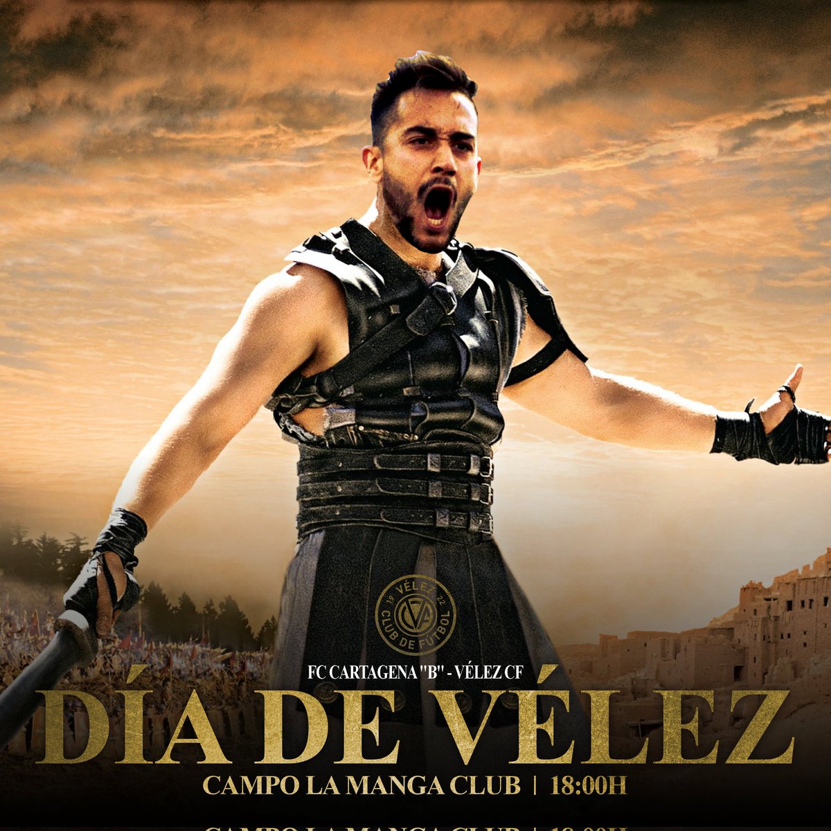 🔵⚪🟡⚪🔵
“Lo que hacemos en la vida tiene su eco en la eternidad”... Hoy es ¡Día de Vélez! ⚔️🏟️

#ElEquipoDeLaAxarquia