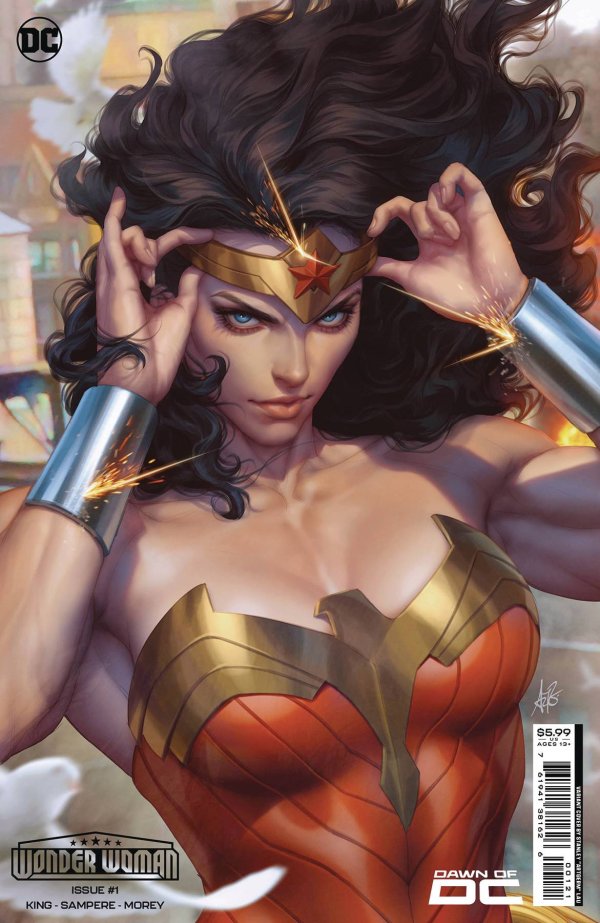 In my Pull this NCBD 9/20/23. #WonderWoman 1 by the great @TomKingTK. I have been waiting for this since it was announced. You couldn't ask for a better team behind this amazing character #DanielSampere @tomeu_morey #ClaytonCowles @DavidNakayama @rosebesch @Artgerm