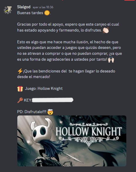 _MisterDark's tweet photo. Llevaba tiempo queriendolo, pero aprovechando la ocasión lo hemos conseguido GRATIS viendo a @Slaigod en streaming 📺

Para conseguir juegos gratis en la tienda del olimpo, solo tendreis que apoyarlo en Twitch!!

Yo me he llevado esta joyita 💎

Su canal: https://t.co/MEXUGInrZT https://t.co/AAE3qmt6ZM