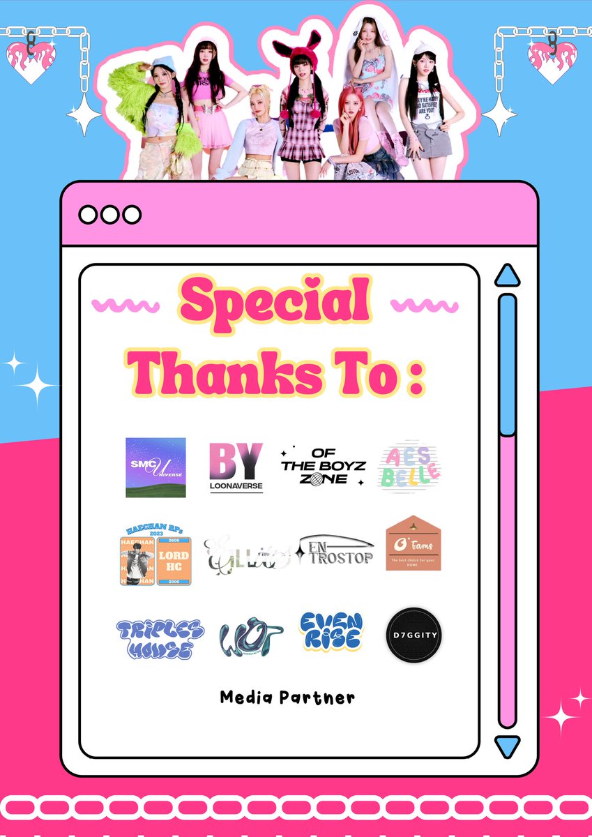 ㅤ
ᅳ <a href="/SMCUNlVERSE/">SMVERSE</a>
ᅳ <a href="/ByLoonaverse/">It Was 𝗟𝗢𝗢𝗡𝗔’s Love! 레이턴시 ✷</a>
ᅳ <a href="/ofTBZone/">THE BOYZ ZONE</a>
ᅳ <a href="/ofaesbelle/">୨୧</a>
ᅳ <a href="/LordHaechan/">Heartthrob on The Stage.</a>
ᅳ @EILLITs
ᅳ <a href="/iENTROSTOP/">ֺ</a>
ᅳ @ofamsagency
ᅳ <a href="/tripleshouse/">🧁꒱ tripleS goes 𝗕𝗲𝘆𝗼𝗻𝗱 𝗕𝗲𝗮𝘂𝘁𝘆 ❤︎</a>
ᅳ @WEDREAM7NG
ᅳ <a href="/EVENRISES/">EVENRISE.</a>
ᅳ <a href="/D7GGITY/">️️ ️️️️ ️️</a>
ㅤ