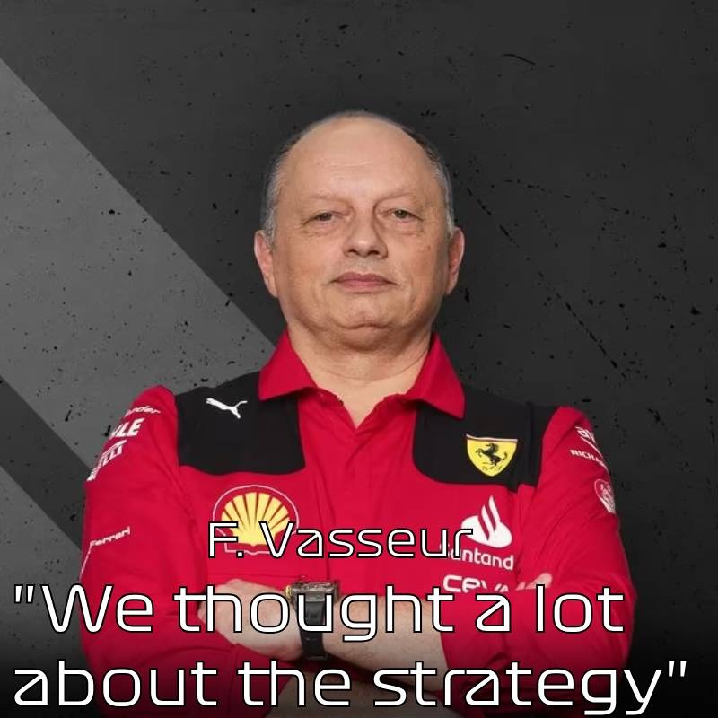 TechnicalMotoGP's tweet photo. Frederik Vasseur: "Web Trought a Lot about the strategy" #SingaporeGP #FrederikVasseur #Formula1 https://t.co/HAYdg3HNqy