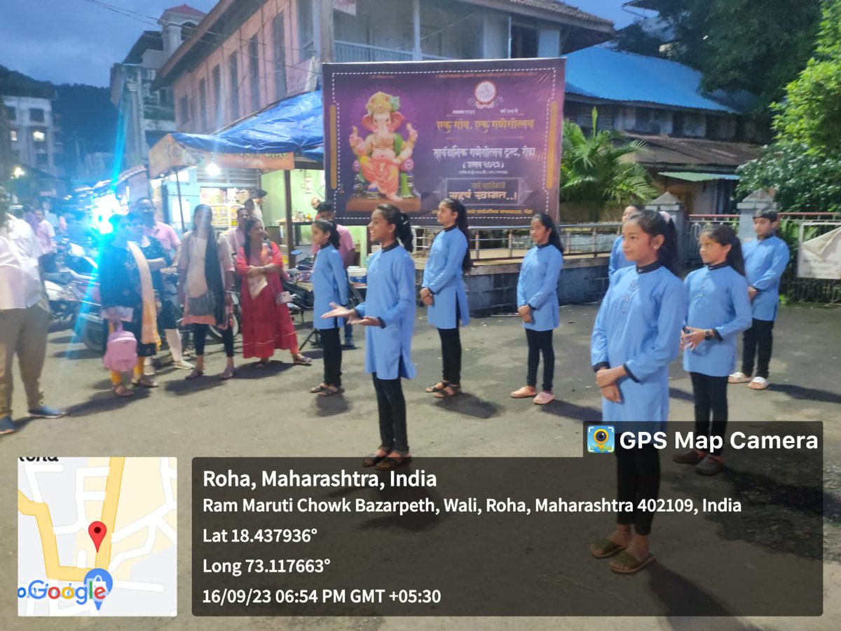 CouncilRoha's tweet photo. रोहा अष्टमी नगर परिषद व स्पंदन एक्टिंग स्कूल यांसद्वारे रोहा शहरात मुख्य चौक व बसस्थानक येथे पर्यावरण पूरक गणेशोत्सव साजरा करणे बाबत पथनाट्य सादर करण्यात आले.
ULB Name- Roha Ashtami Municipal Council
ULB Code-802803
Raigad, Maharashtra
#SwachhSurvekshan2023
#majhivasundhara https://t.co/cuU3uKw2ct