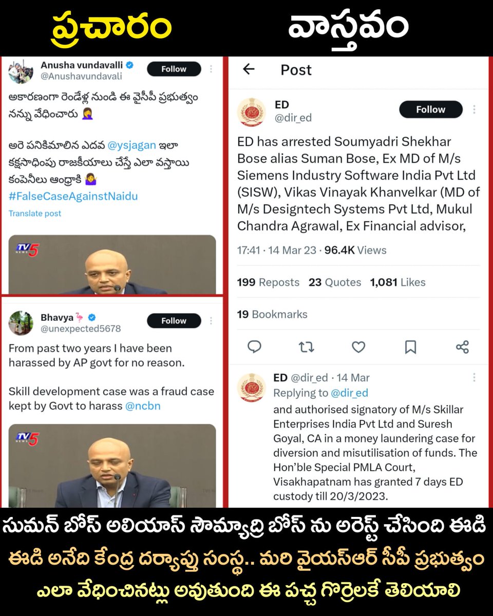 AndhraPolitiks's tweet image. #TDPFakePropaganda
#SkillDevelopmentScam #KhaidiNo7691 #CorruptBabuNaidu