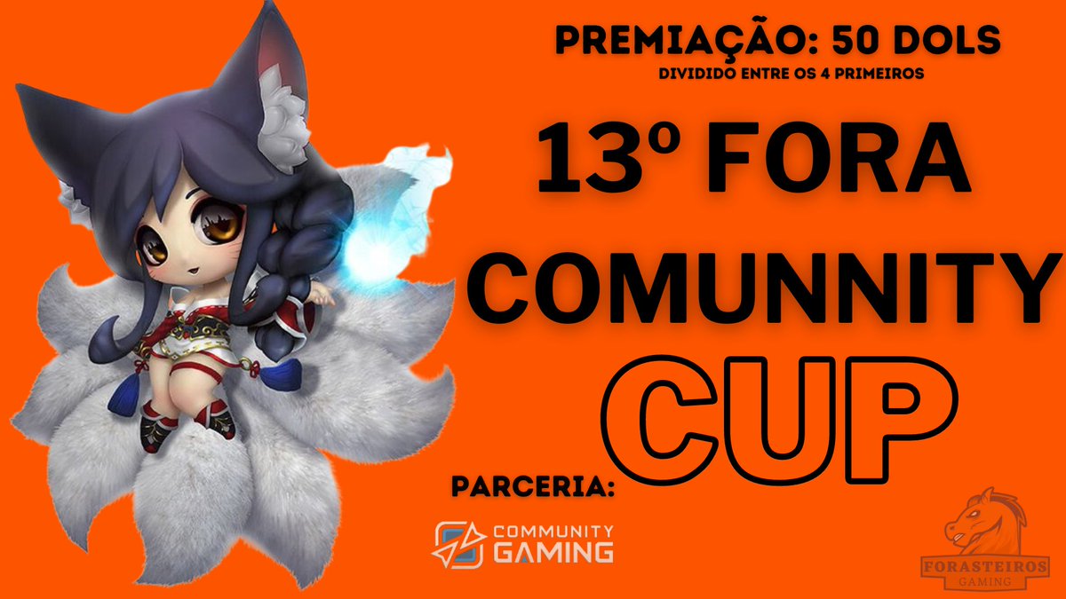 ForasteirosGG's tweet photo. 🔔 FORA COMMUNITY CUP 🔔
Bom dia forasteiros, já de inscreveram na FORA CUP? O campeonato vai ser dia 19 às 19hrs, venha competir!!
#GOFORA #TFTBR https://t.co/37xHSDdbiB
