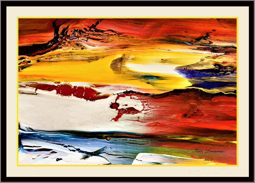 1 of the world's most beautiful beaches is 8 min. from where I live. Here's my expression of its gorgeous sunsets. abstractartguru.com