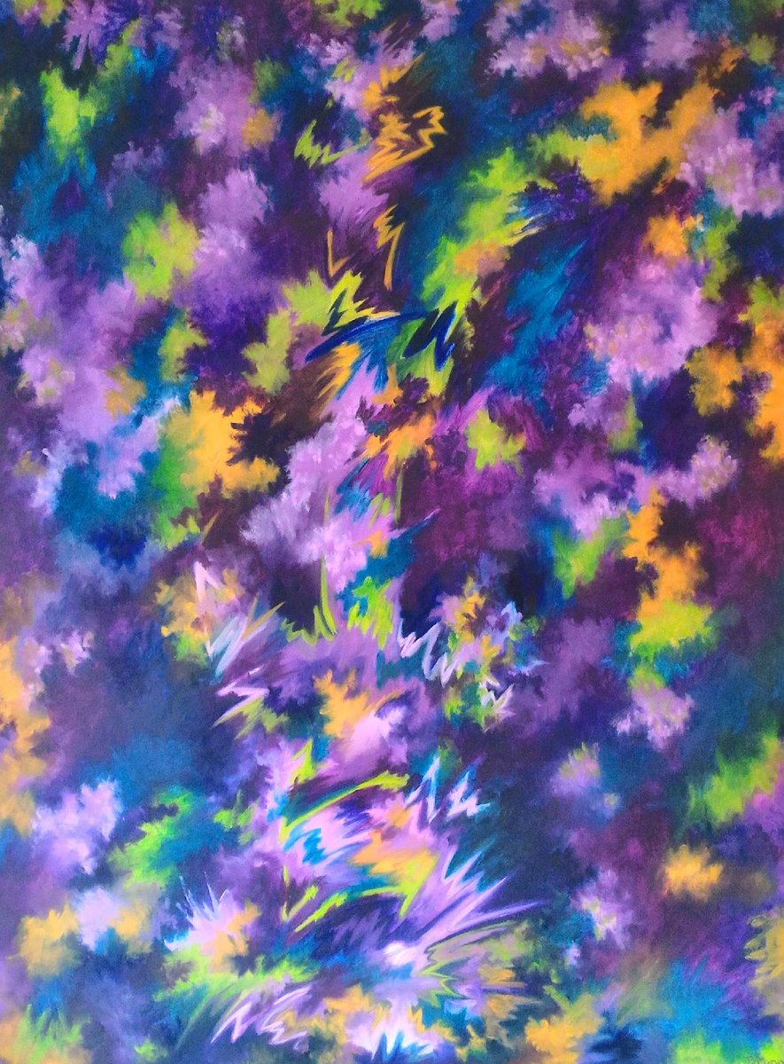 'Purple Haze' by Brena Patchen Artist BrenaArt on Twitter See more: brena-patchen.pixels.com #Art