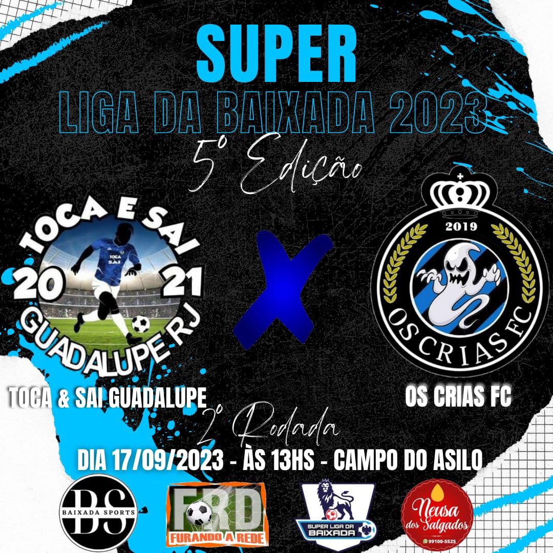 toca_sai23's tweet photo. Bom toca e sai dia.
hoje o nosso elenco tem compromisso com a super liga da baixada, um jogo onde vamos brigar para manter a nossa invencibilidade.
mais um jogo em casa e contamos com o apoio de todos pois vocês são fundamentais.
#avantetocaesai https://t.co/FaGctoP3a8
