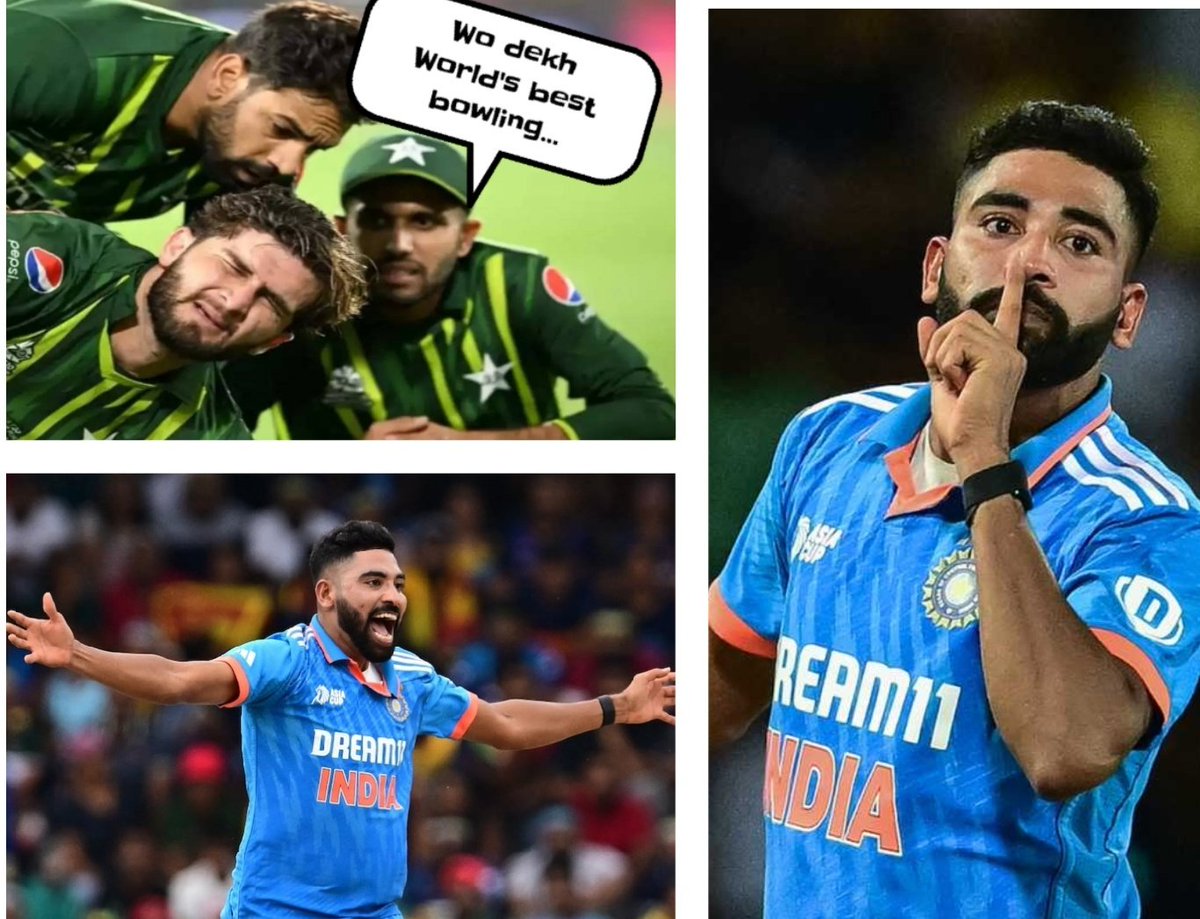 shoaib_khan_ofc's tweet image. MIYAN magic
 @mdsirajofficial the destroyer
#INDvSL #AsiaCup2023final #tabahi