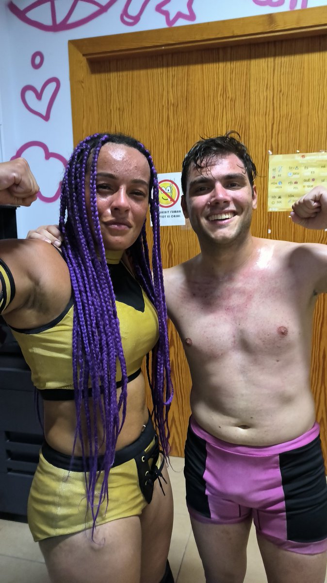 GG_Wrestler's tweet photo. Surrealista lo de ayer. Tras meses de trabajo, por fin pudimos vivir #ProjectGodella. Aún cuesta asimilar que hayamos logrado acumular tanto talento en un único Show.

Thank you for an amazing match, @Rhio2020. It felt really special to me.
Hope we get a chance to run it back! 🙌🏻 https://t.co/DUzY9Zyvxe