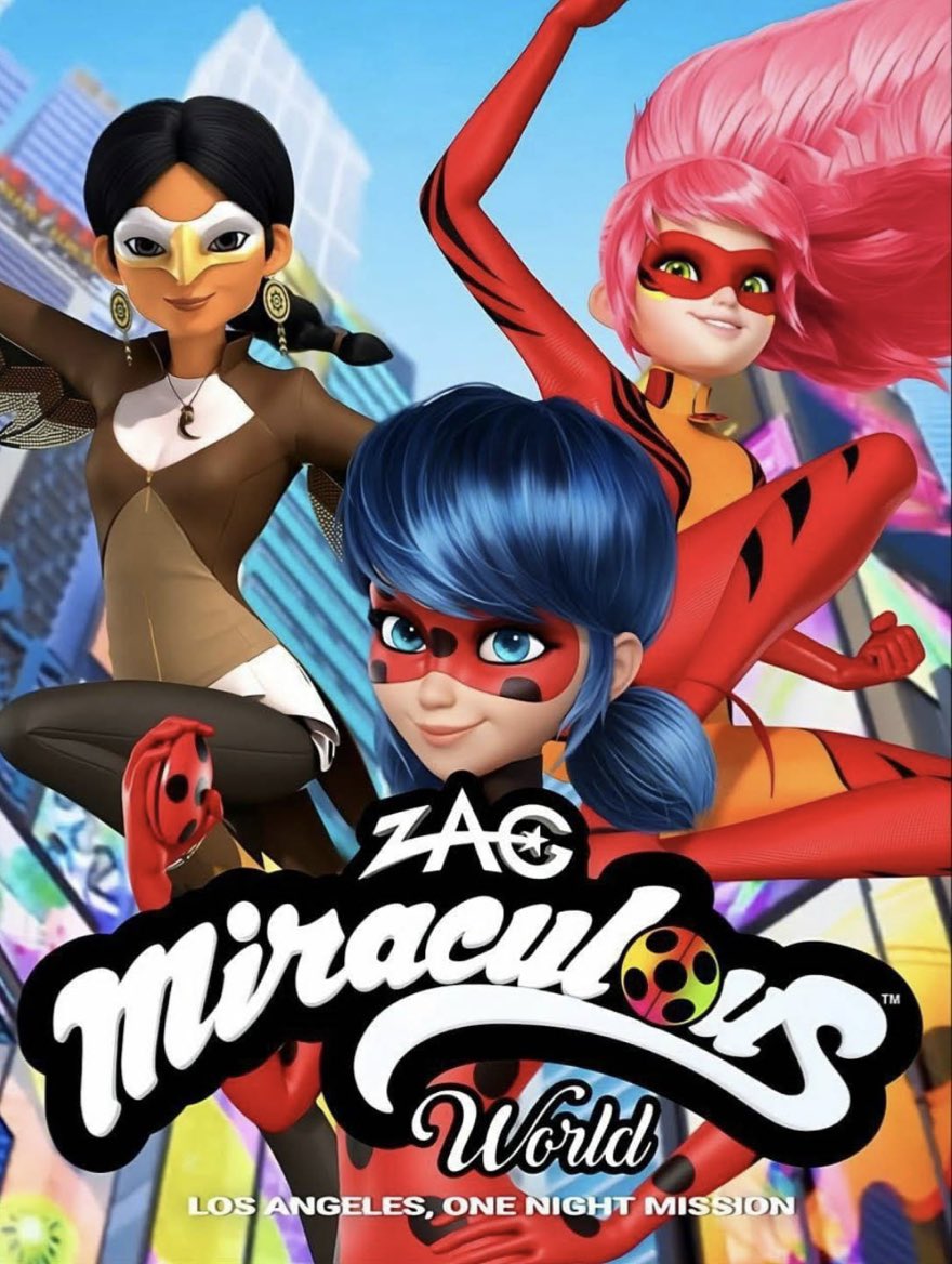 The movie 'Miraculous World: Los Angeles, One Night Mission' will appear in 2024‼️ No air date or other new information has been announced yet ❤️‍🔥

#MiraculousLadybug #MiraculousWorld #MiraculousNews #MiraculousMovie #mlbtwt