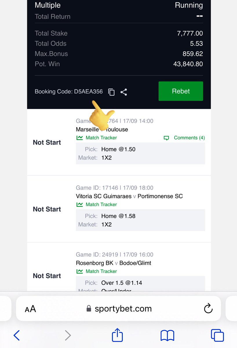 RISKY but  (RESEARCHED)

Gift: 5 odds (8 games) D5AEA356 

👉 ₦20K giveaway when it wins 

@MizBee30 @jeffre__ <a href="/spiriitual/"></a> <a href="/Talented_virtua/">K I N G OF V I R T U A L ⚽️🦅</a> <a href="/danjuma1232/">Mr DANJUMA</a>