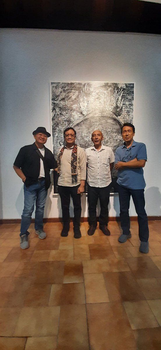 Saat pembukaan pameran lelampah di bentara budaya jakarta