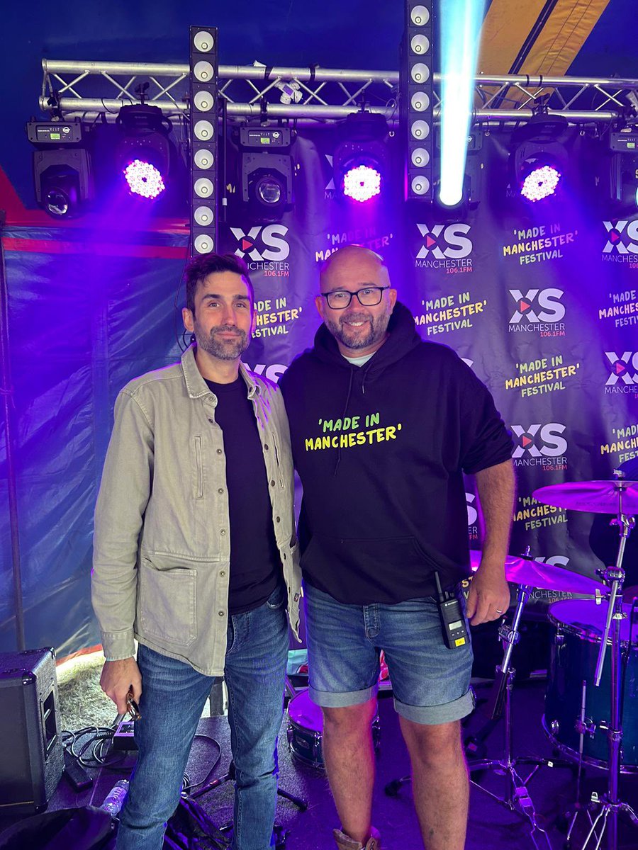 Made In Manchester Festival (@madeinmcrfest) on Twitter photo Excited to welcome <a href="/XSManchester/">XS Manchester - 106.1 FM, DAB+ & App</a> โs <a href="/Mr_Jimbob/">Jim Salveson</a> to Made In Manchester today.
Head over to the XS Manchester Arena (big red tent) to catch some of the best upcoming and original bands Manchester has to offer!! Excited to welcome <a href="/XSManchester/">XS Manchester - 106.1 FM, DAB+ & App</a> โs <a href="/Mr_Jimbob/">Jim Salveson</a> to Made In Manchester today.
Head over to the XS Manchester Arena (big red tent) to catch some of the best upcoming and original bands Manchester has to offer!!