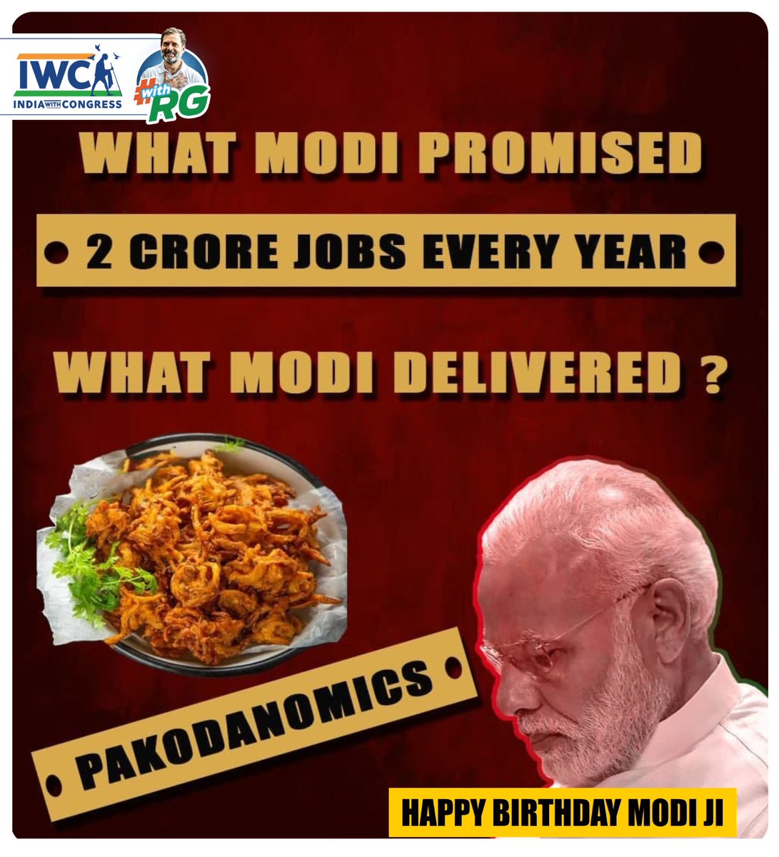 IWC_Ajmer's tweet photo. When people are busy struggling for jobs, they're less likely to question government policies. Is unemployment a convenient distraction for the Modi government? #BerozgariDiwas https://t.co/PIkqwVo6tQ