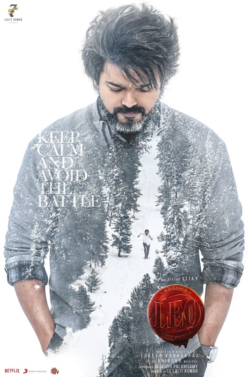 TBSTwizzle's tweet photo. #LeoTeluguPoster : Keep calm and avoid the battle..🔥
#ThalapathyVijay | #Trisha | #MadonnaSebastian | #PriyaAnand | #SanjayDutt | #GVM | #Mysskin | #Anirudh | #LokeshKanagaraj
#LeoUpdate #LeoUpdateDay #Leo #LeoPosterFeast #LEODAS #LeoAudioLaunch #LeoFilm https://t.co/Plz7s8BV17