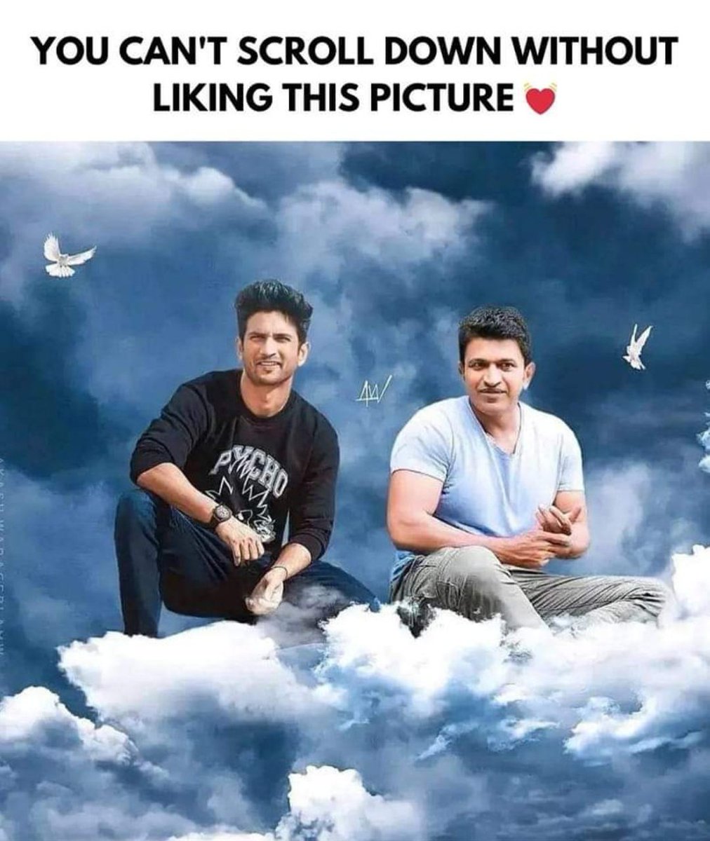 jayaramcsit2's tweet photo. #legend #SushantSinghRajput #puneethrajkumar ❤️🙏🏼 https://t.co/TbwDiF4ci3