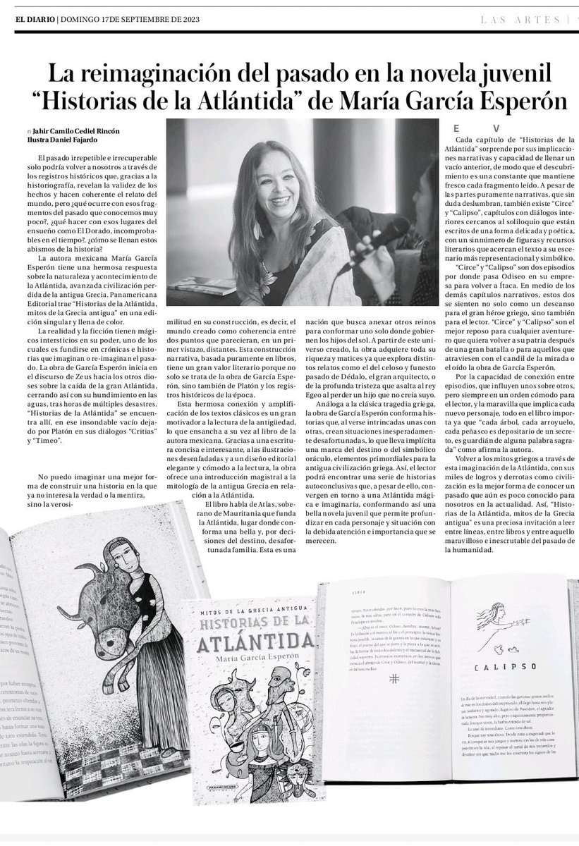 La Atlántida emerge en esta bellísima nota de Jahir Camilo Cediel Rincón en El Diario de Pereira @JulianLector <a href="/unatalmeloparra/">Camille Melo</a> <a href="/PanamericanaEdi/">Panamericana Edit.</a>