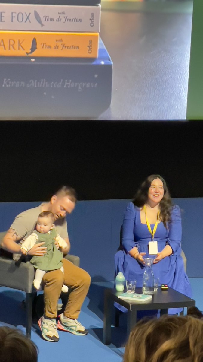 Youngest member @KidsBooksIrel #CBIConf23 
She certainly has her opinion on #RiskAndReward