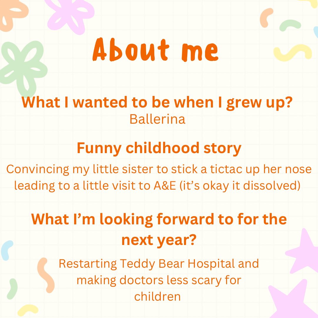 ✨Meet our Teddy Bear Hospital Outreach Officer✨