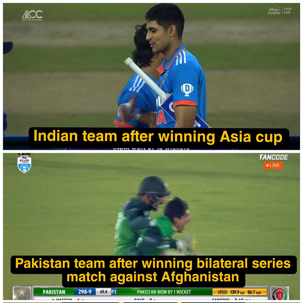 ArunTuThikHoGya's tweet photo. This is the difference between India and Pakistan😎
#INDvsSL https://t.co/k11uEQ031H