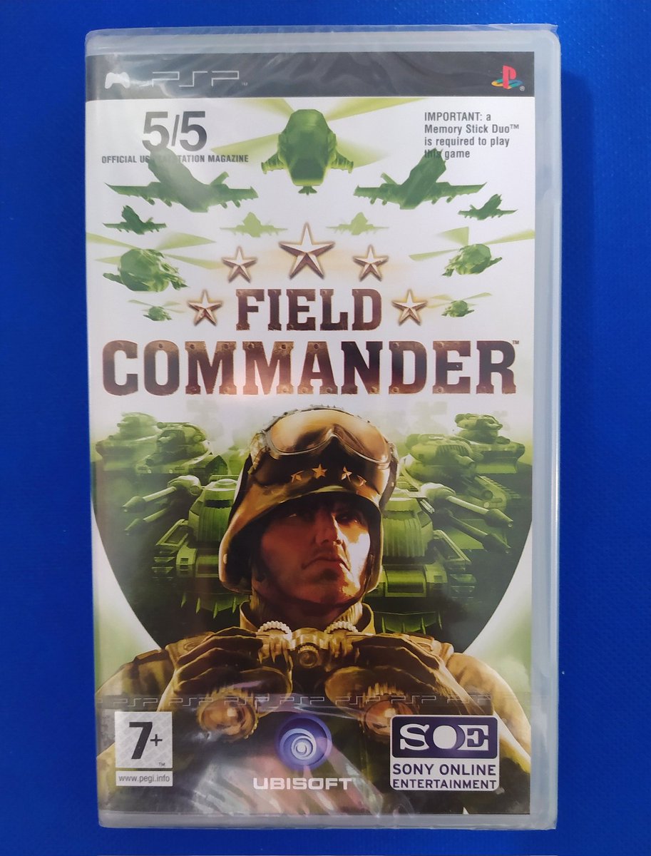 RafaR49914264's tweet image. Field Commander. ¿Sabías que este juego fue uno de los primeros en aprovechar al máximo la capacidad de la consola para ofrecer batallas tácticas en 3D y tenía más de 30 misiones en su campaña para un jugador? #Gaming #PSP #FieldCommander #gamer #Retro #coleccionismo #sony