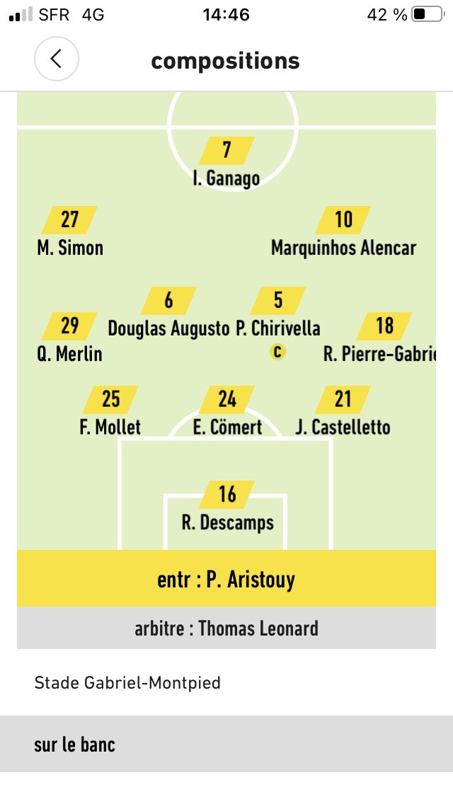⁦<a href="/lequipe/">L'Équipe</a>⁩  c’est qui lidiot qui met mollet en def centrale? De plus on va joué à 4-2-3-1