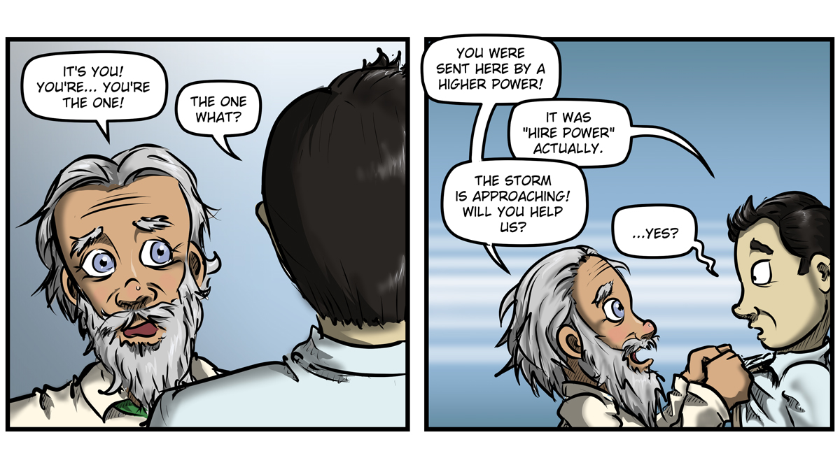 Pete_Tarkulich's tweet image. Our Savior - 9/19/23

#thesixthfloor #weirdhumor #officehumor #comics