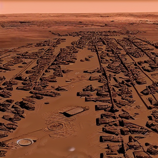 So cool, <a href="/lagrangedao/">Lagrange</a> generated different images based on my imagination of Mars. Amazing!