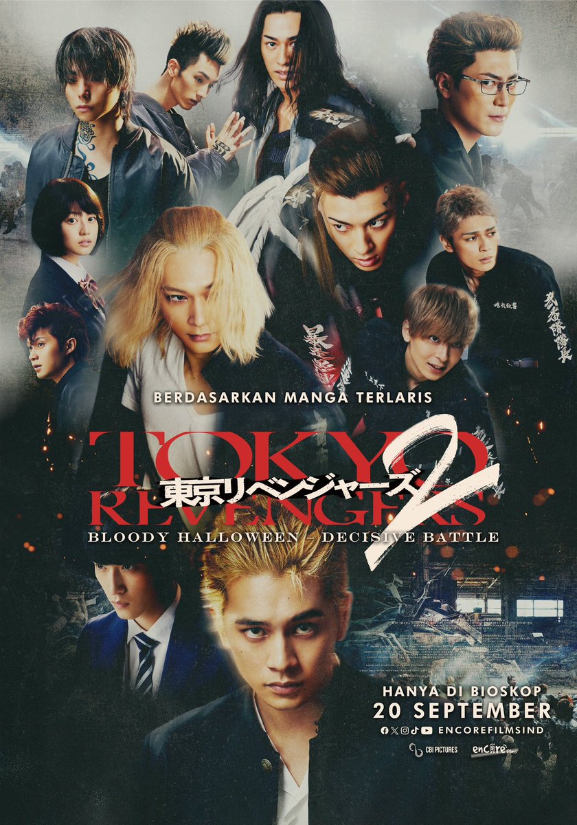 cinepolisID's tweet image. Ganteng-ganteng tawuran… tapi pas tawuran tetep ganteng juga… 

Apakah yang selanjutnya terjadi pada Takemichi? 

Saksikan adaptasi manga terlaris! 

#TokyoRevengers2: Bloody Halloween - Decisive Battle, tayang mulai 20 September 2023 di Cinépolis Cinemas.